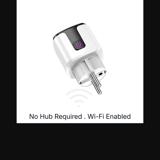 Smart WiFi Plug EU (2-pin) - 20A Power Monitoring | Alexa & Google Home