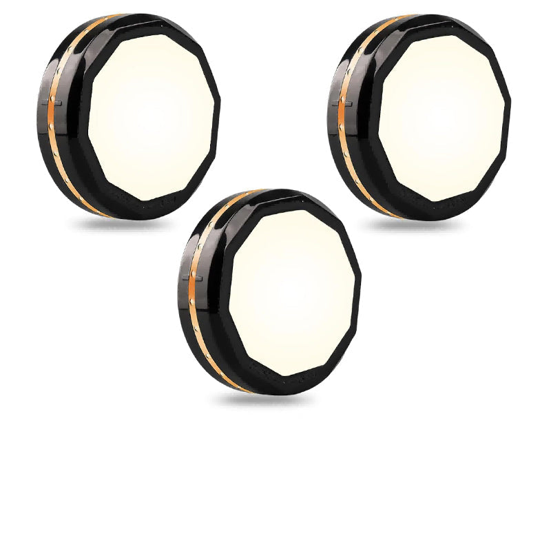 Smart Motion Sensor LED Lights ( 3 Pack ) - Wireless Rechargeable Night Lights.