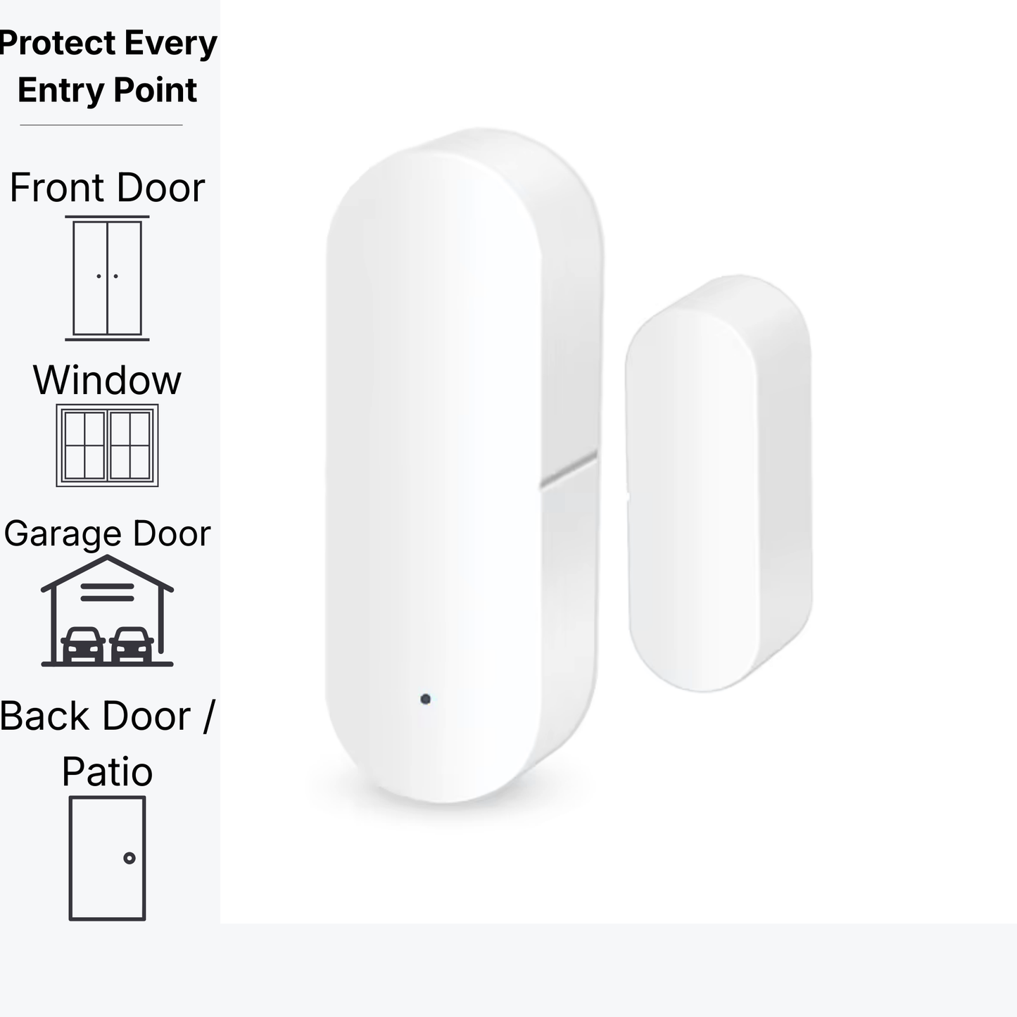 Tuya Smart WiFi Door & Window Sensor | Alexa & Google Home Security