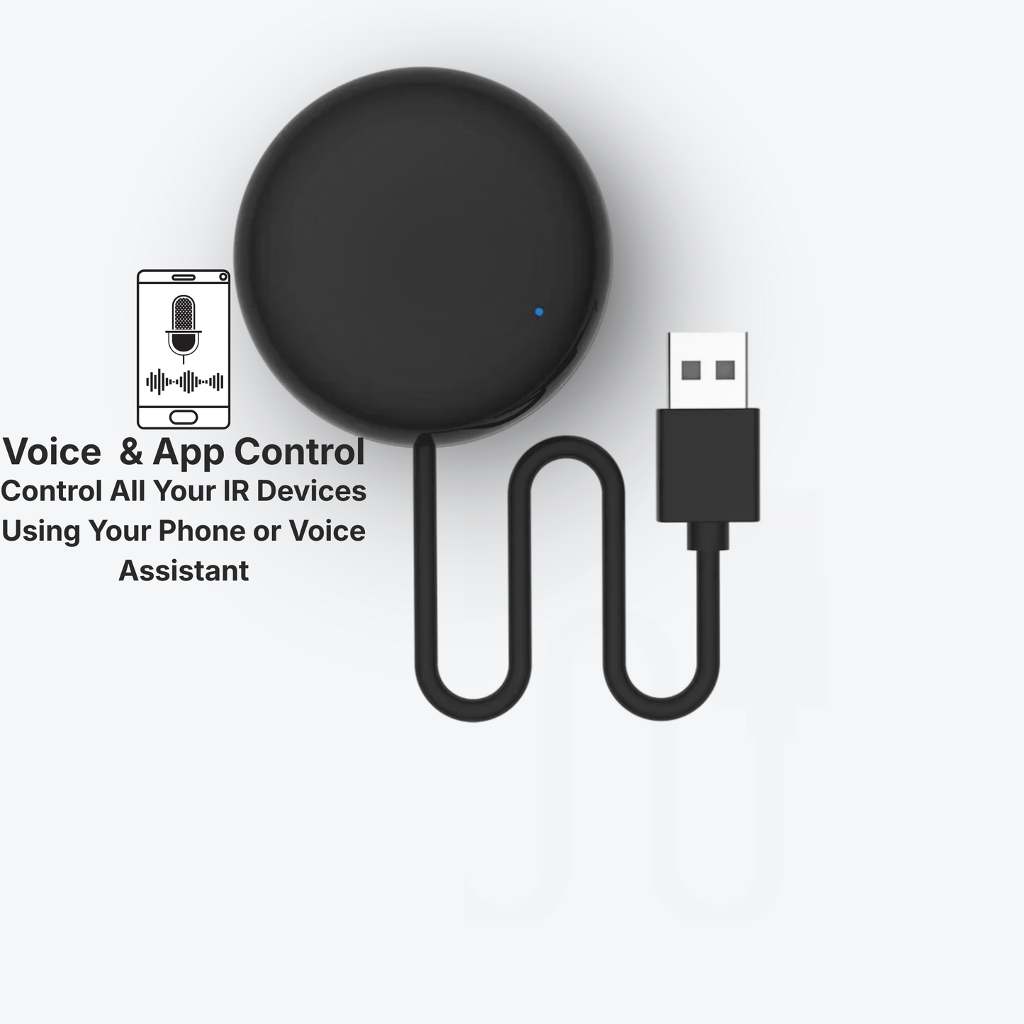 Smart Wi-Fi IR Universal Remote Controller - Control TV, AC & Home Devices With Alexa & Google Home