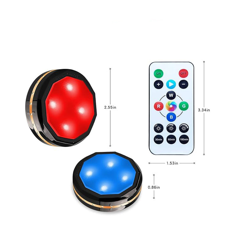 Smart Motion Sensor LED Lights ( 3 Pack ) - Wireless Rechargeable Night Lights.