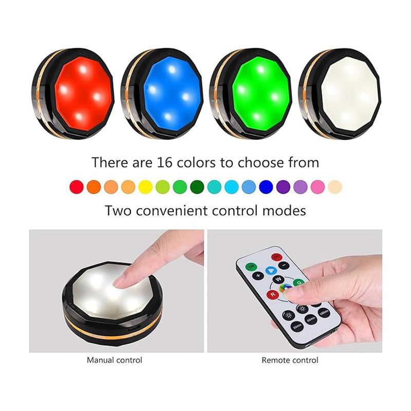 Smart Motion Sensor LED Lights ( 3 Pack ) - Wireless Rechargeable Night Lights.